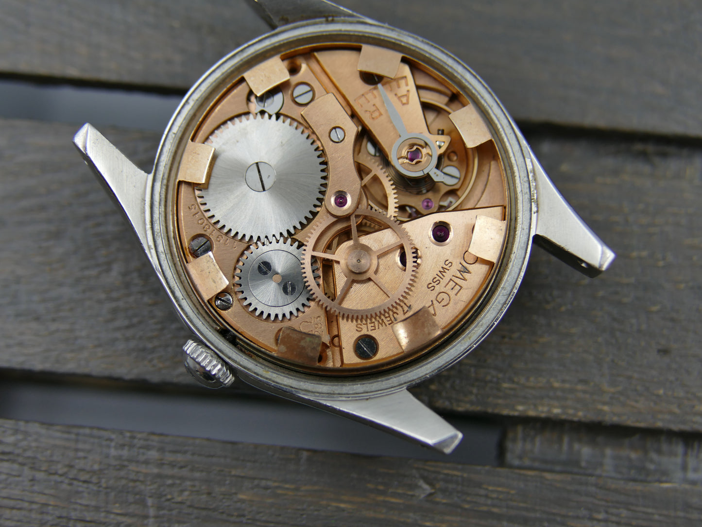 40s vintage watch mens Omega ref 2537-9 hand wind cal 283