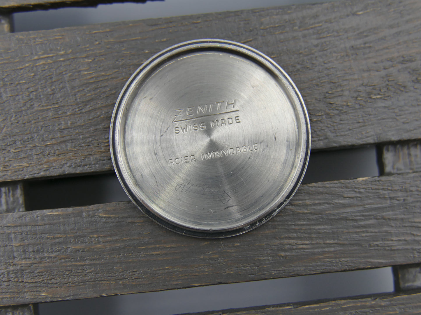 60s vintage watch mens Zenith Sporto cal. 2542 steel