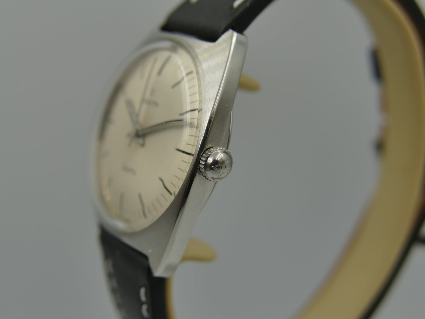 60s vintage watch mens Zenith Sporto cal. 2542 steel