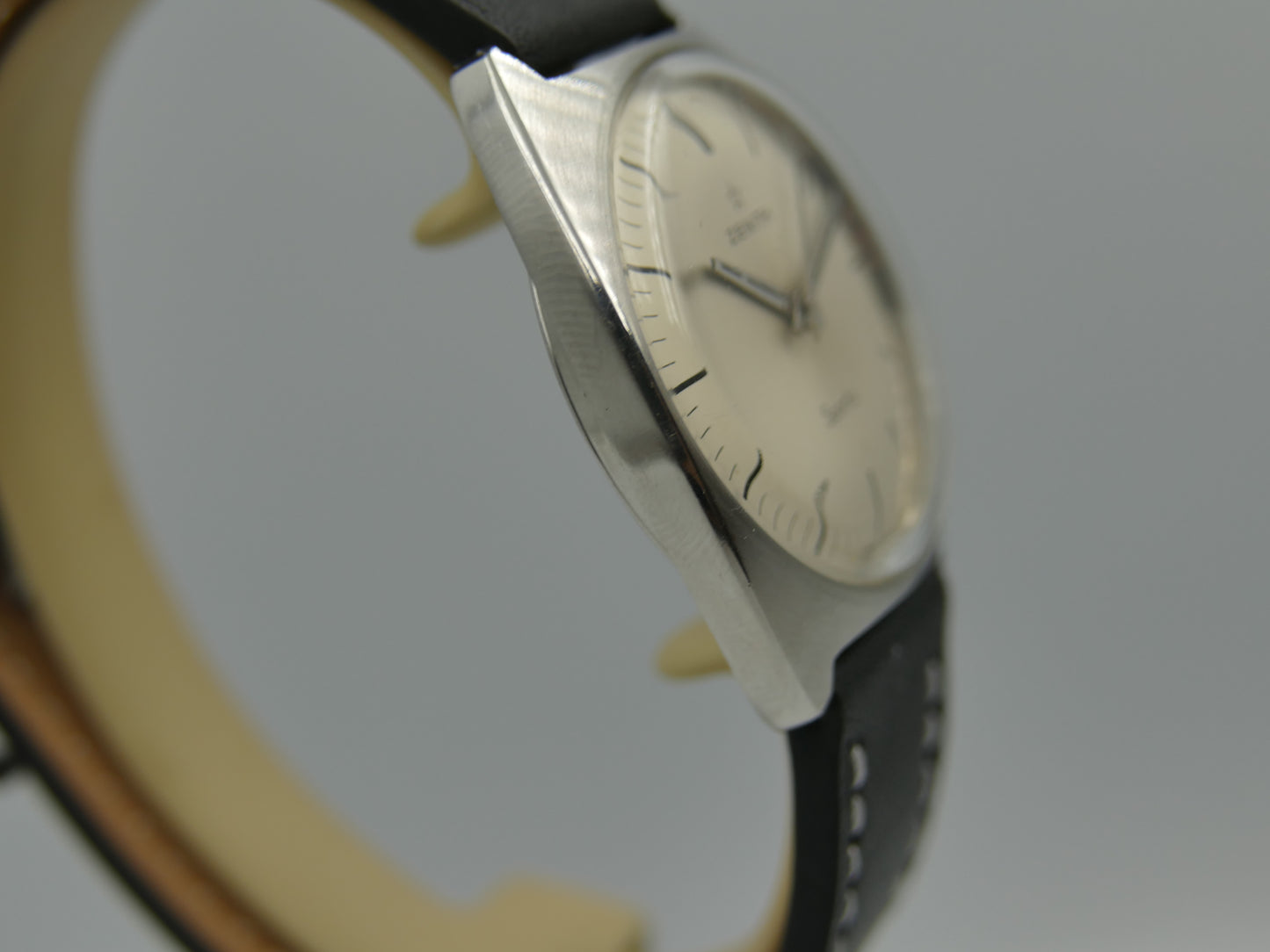 60s vintage watch mens Zenith Sporto cal. 2542 steel