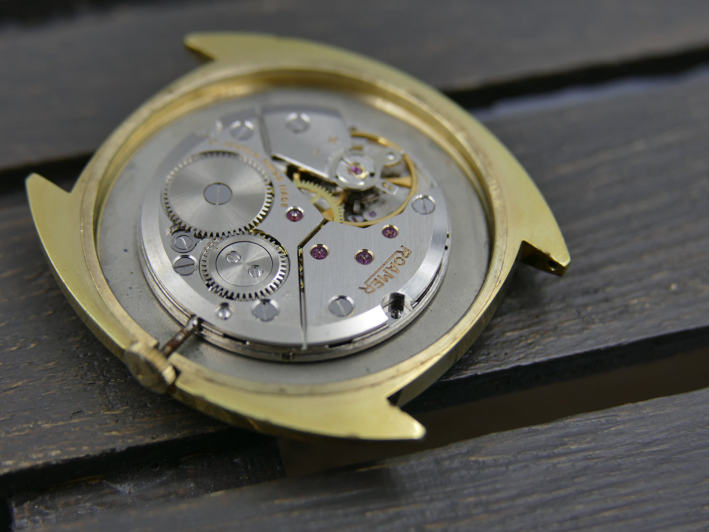 70s vintage watch mens Roamer Pall Mall blue dial Peseux 7001 ref. 481 8230 702