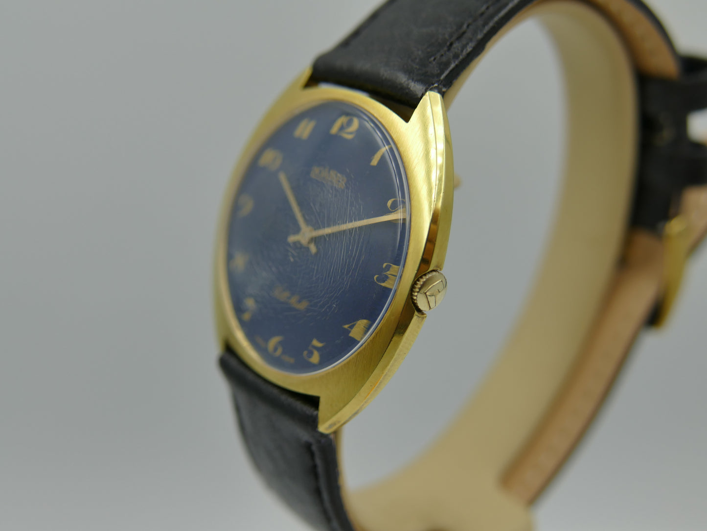 70s vintage watch mens Roamer Pall Mall blue dial Peseux 7001 ref. 481 8230 702