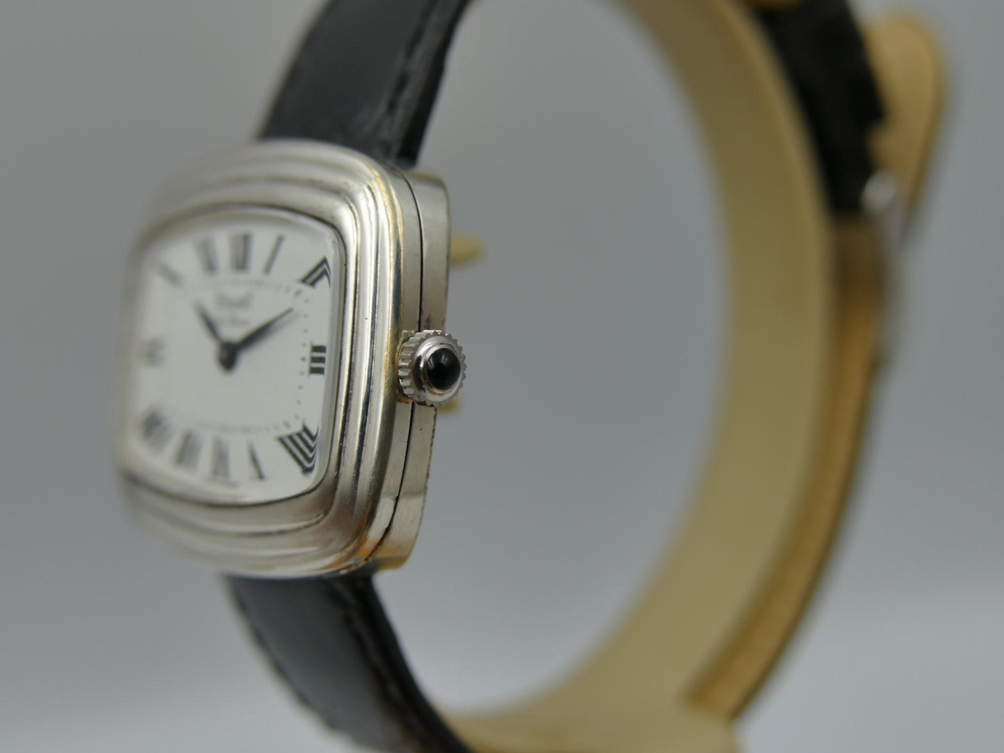 70s vintage watch mens Dermont de luxe hand wind ETA 2512 silver 0.800 serviced