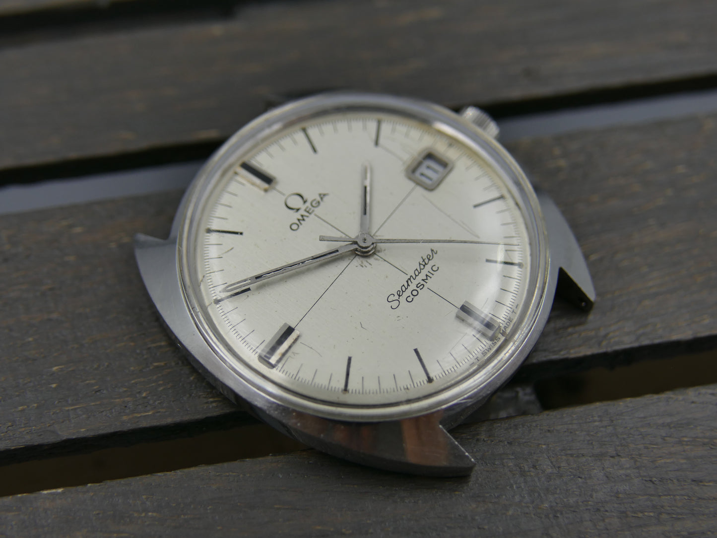 60s vintage watch mens Omega Seamaster Cosmic steel ref. 136.017 SP manual wind Cal.613