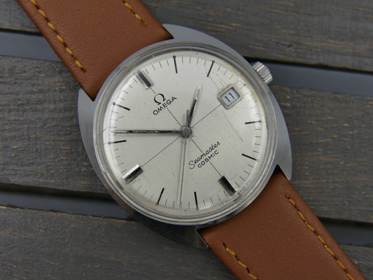 60s vintage watch mens Omega Seamaster Cosmic steel ref. 136.017 SP manual wind Cal.613