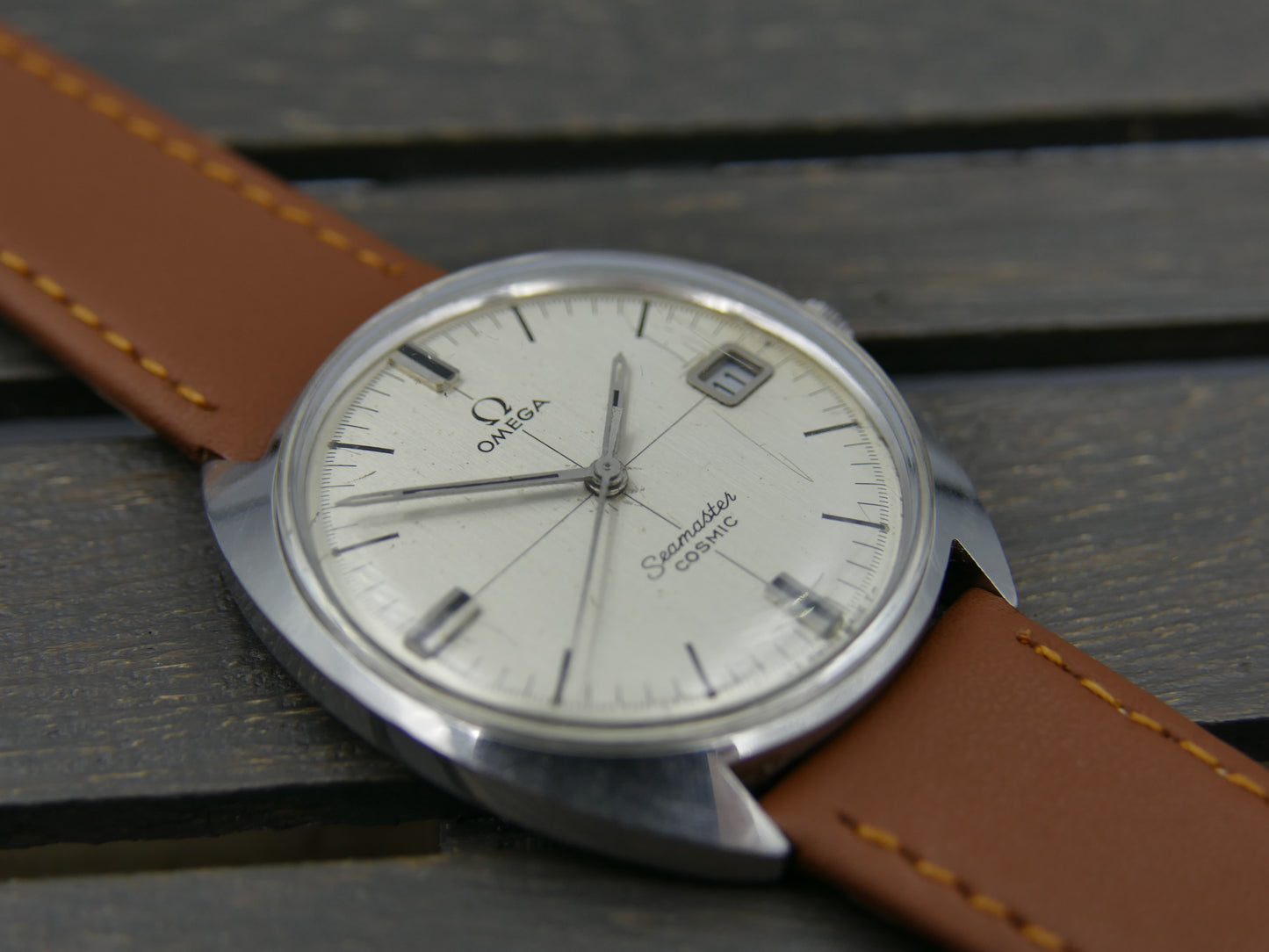 60s vintage watch mens Omega Seamaster Cosmic steel ref. 136.017 SP manual wind Cal.613