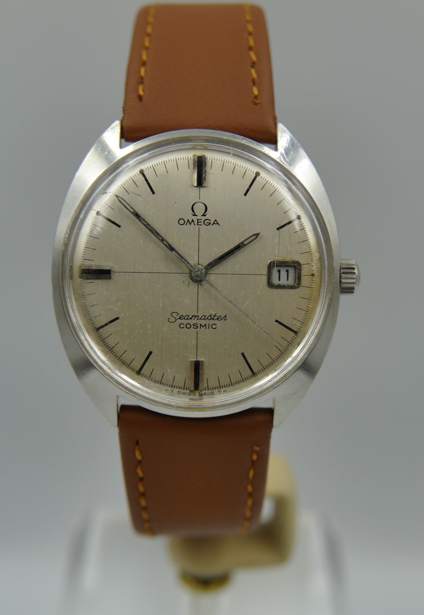 60s vintage watch mens Omega Seamaster Cosmic steel ref. 136.017 SP manual wind Cal.613