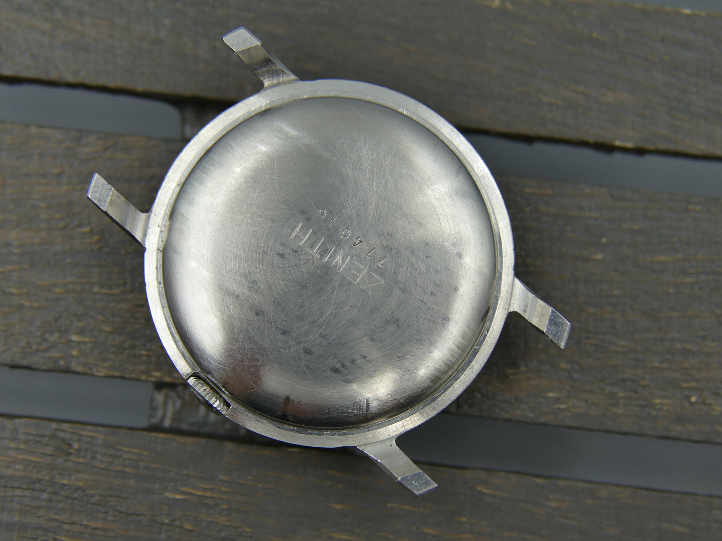 50s vintage watch mens Zenith hand wind  cal. 106-50-5 steel