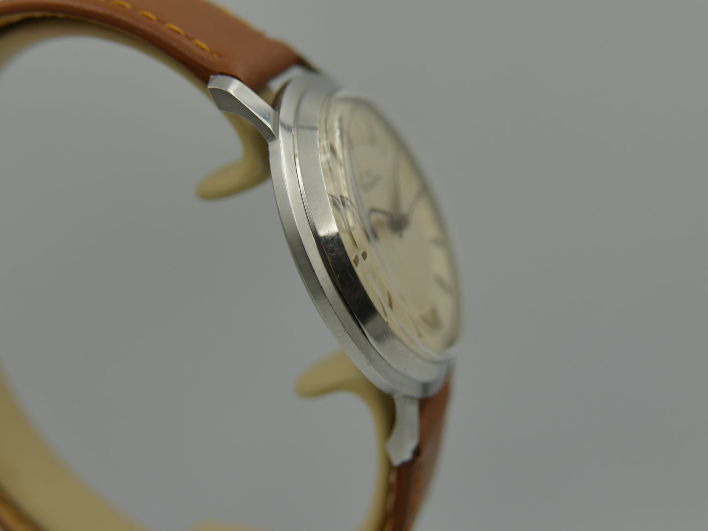 50s vintage watch mens Zenith hand wind  cal. 106-50-5 steel