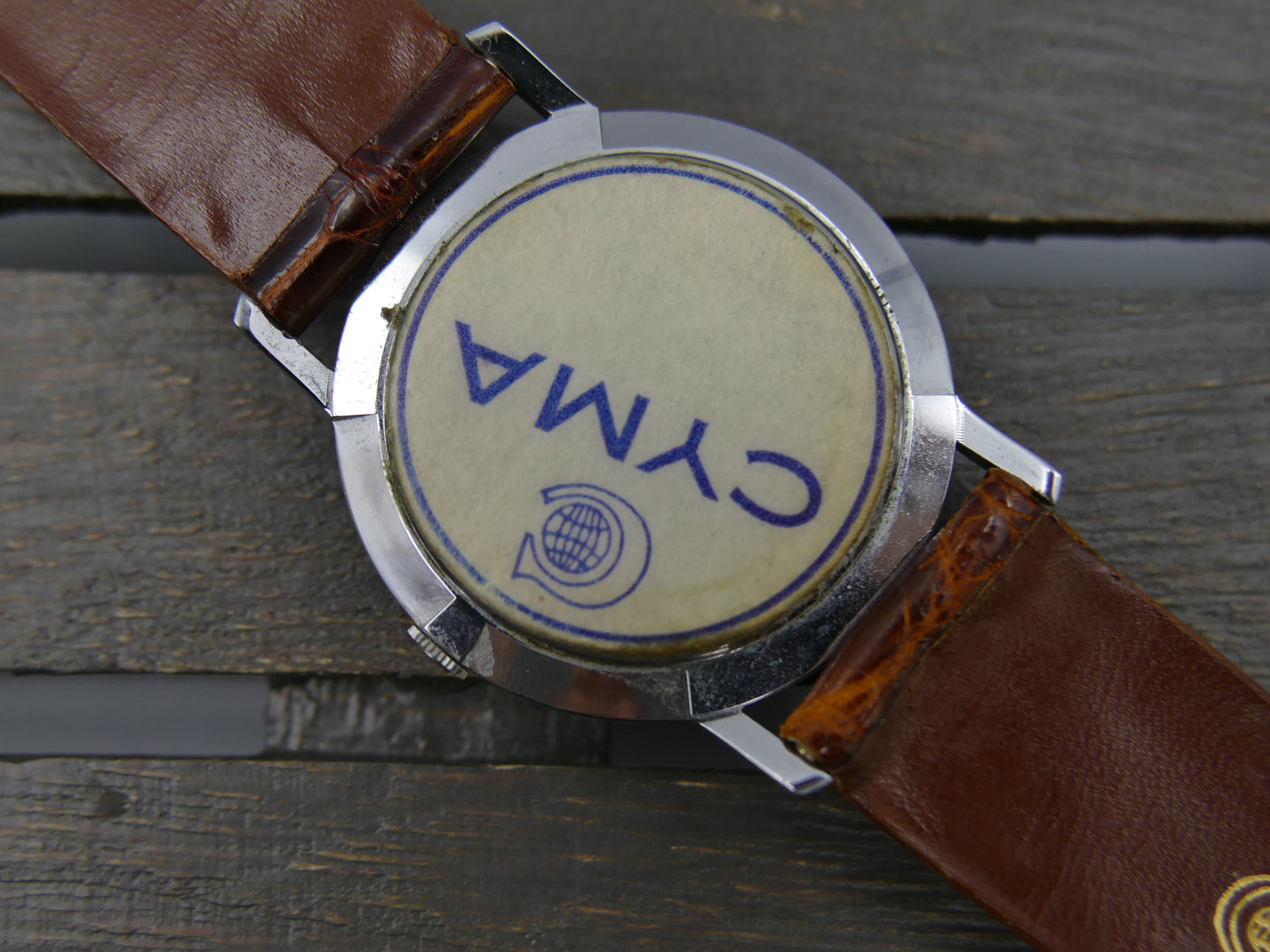 50s vintage Cyma Tavannes Cymaflex hand wind R.458 NOS new old stock