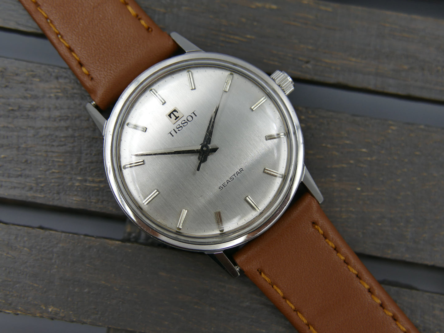 60s vintage watch mens Tissot Seastar ref. 41540 / 42540-5x hand wind cal 781 -1