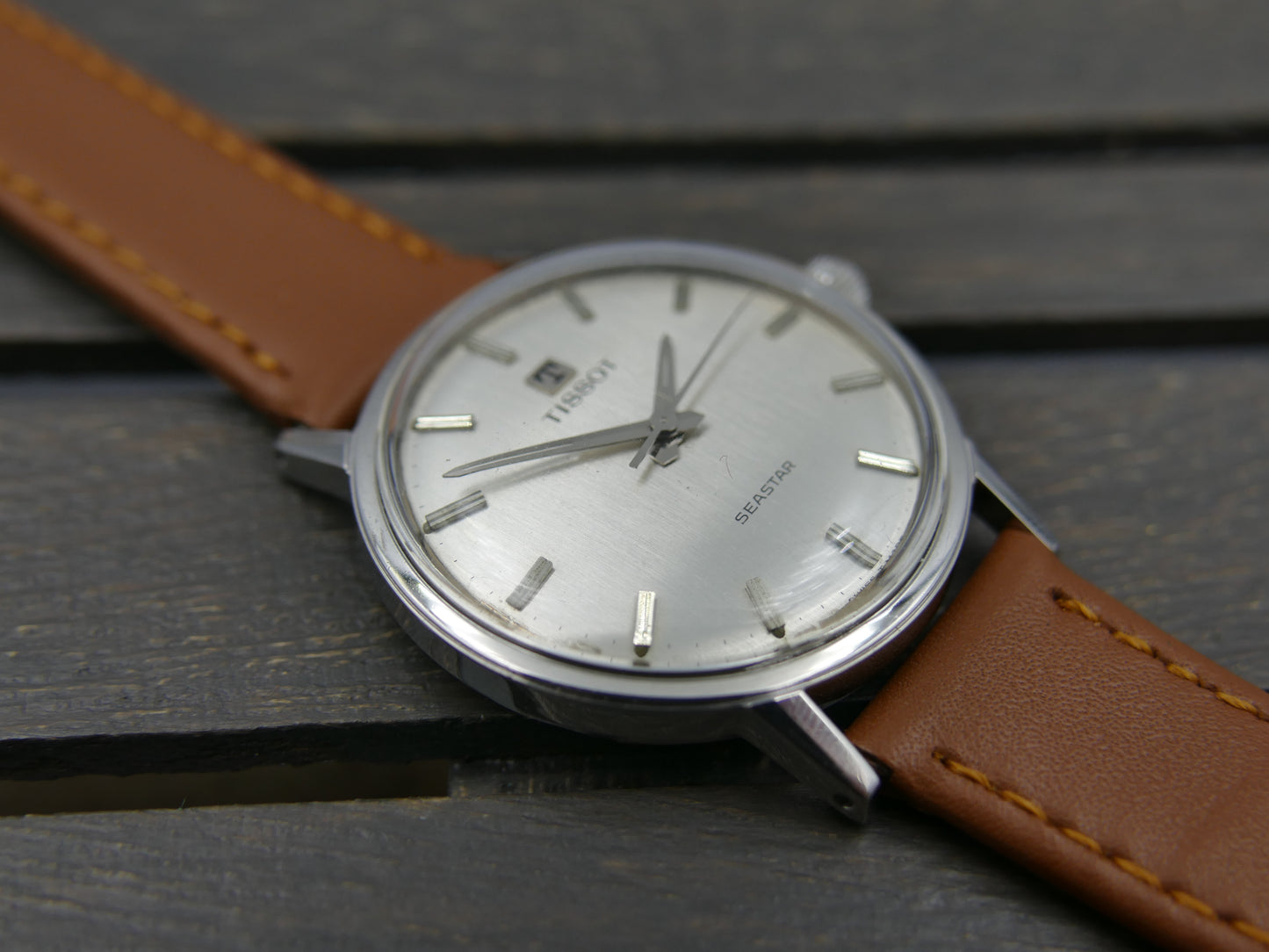 60s vintage watch mens Tissot Seastar ref. 41540 / 42540-5x hand wind cal 781 -1