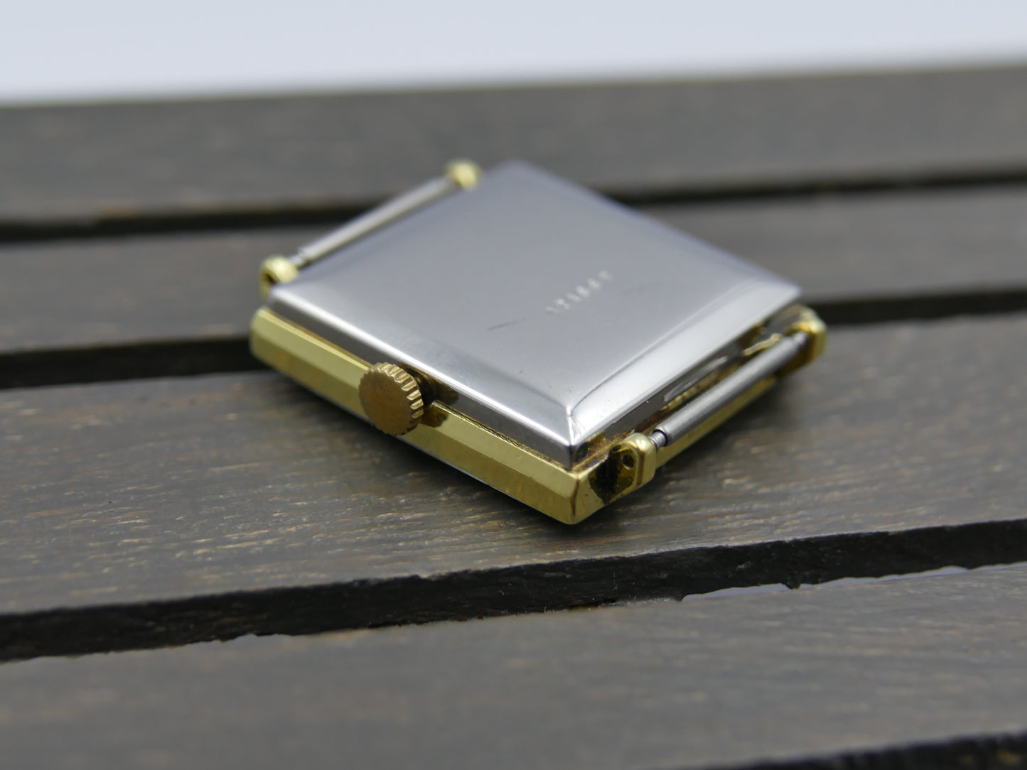 60s vintage watch mens NUMA hand wind FHF 63 square serviced