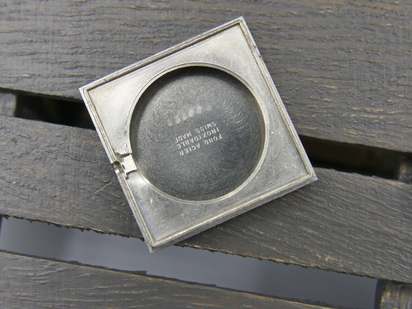 60s vintage watch mens NUMA hand wind FHF 63 square serviced