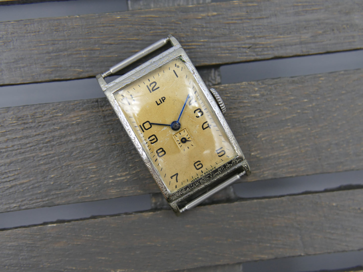 30s vintage watch art deco LIP T18 hand wind Churchill serviced