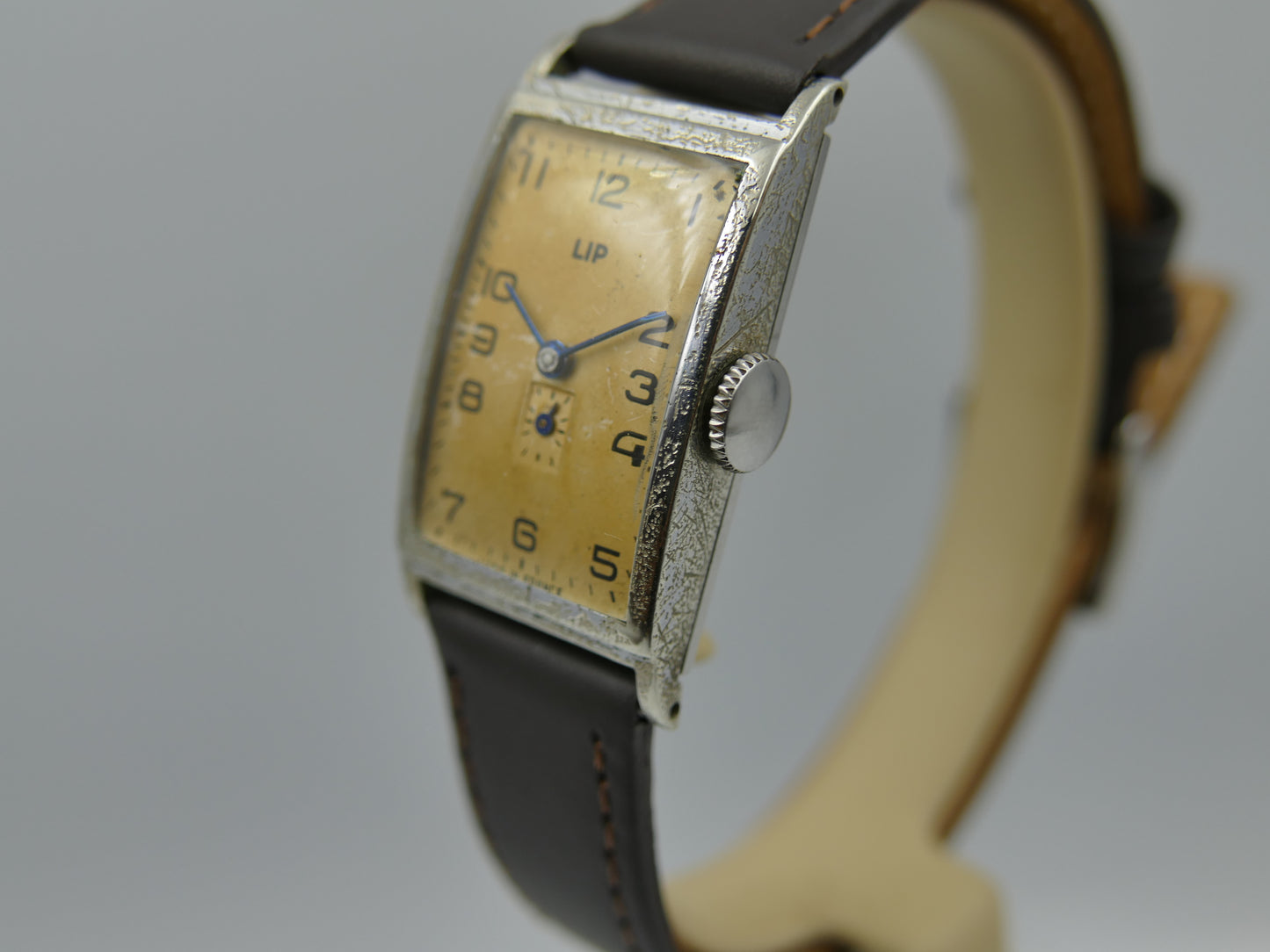 30s vintage watch art deco LIP T18 hand wind Churchill serviced