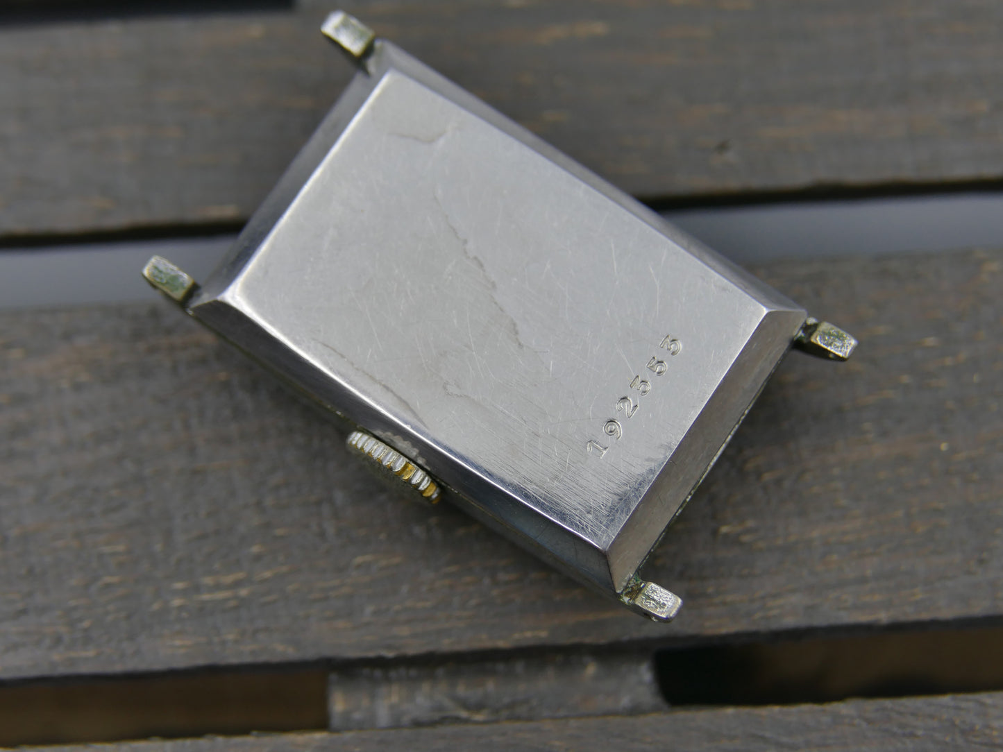 30s vintage watch art deco LIP T18 hand wind Churchill salmon dial serviced