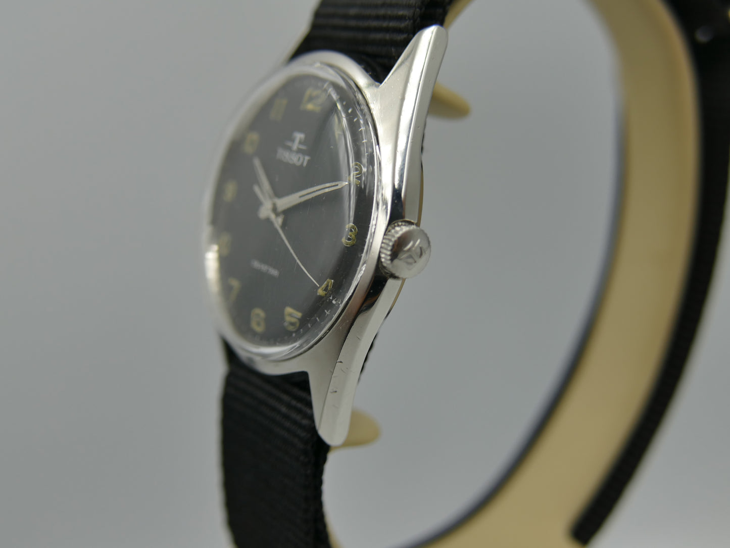 60s vintage watch mens Tissot Seastar ref. 41510 -5x hand wind cal 781 -1 military