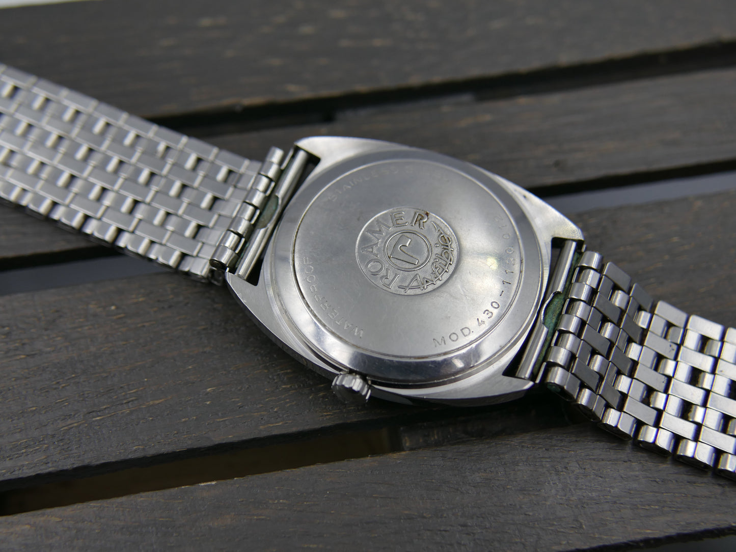 60s vintage watch mens Roamer anfíbio hand wind mst 430 ref 1120.012 serviced