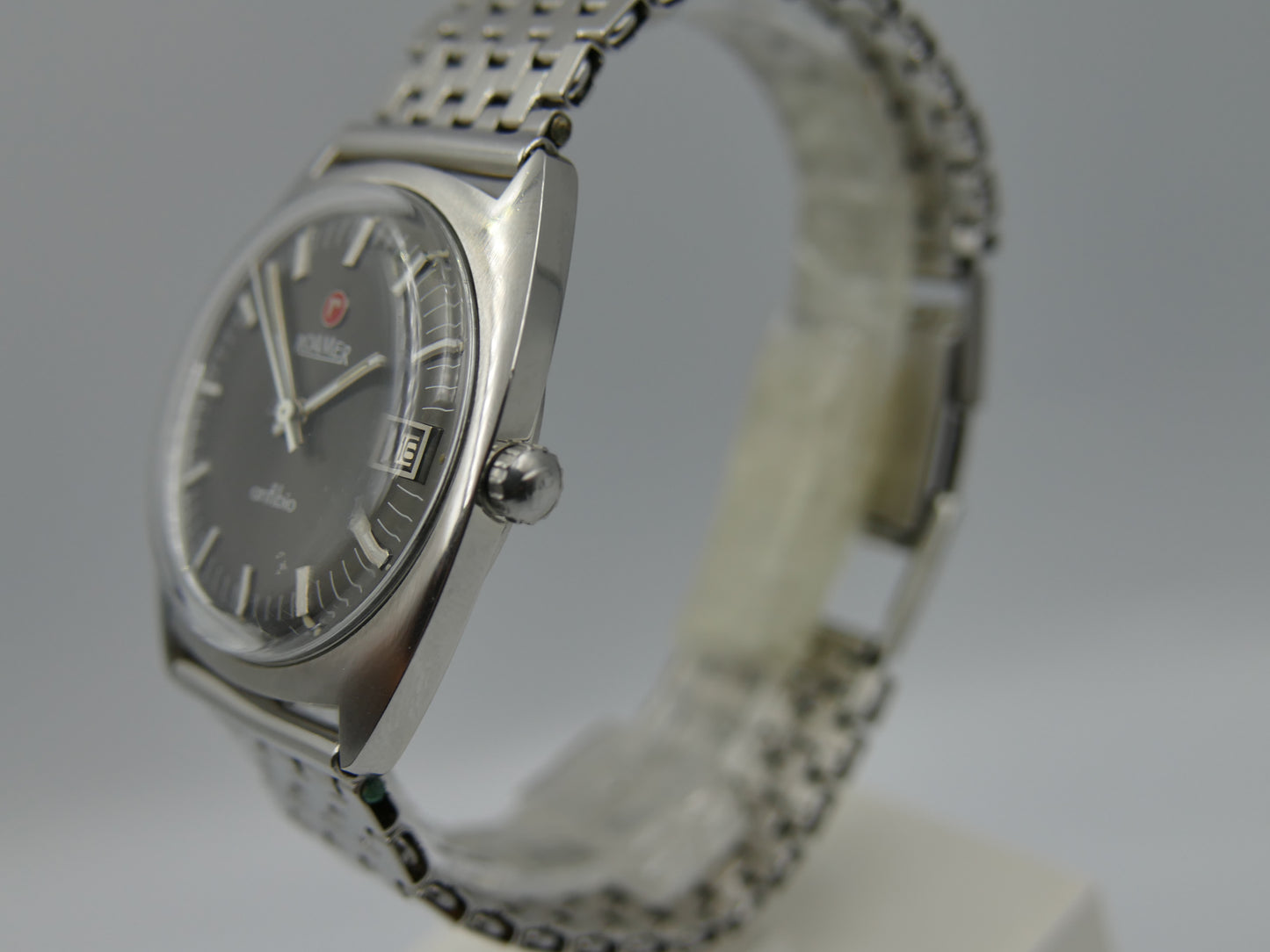 60s vintage watch mens Roamer anfíbio hand wind mst 430 ref 1120.012 serviced