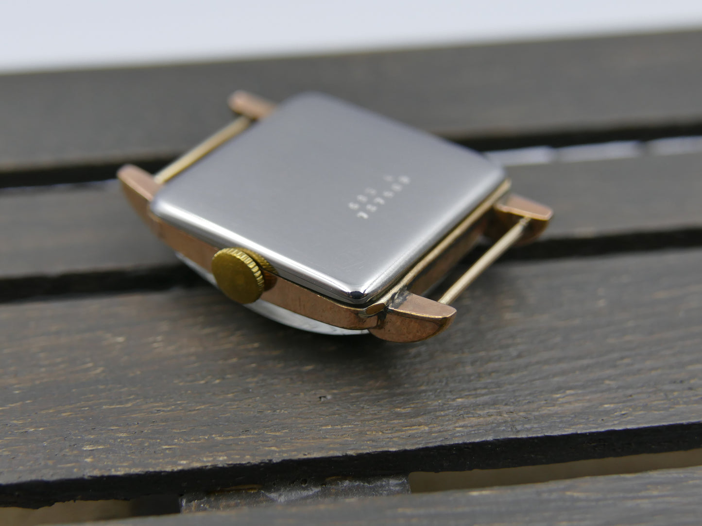 40s vintage watch Certina art deco square KF 300 serviced