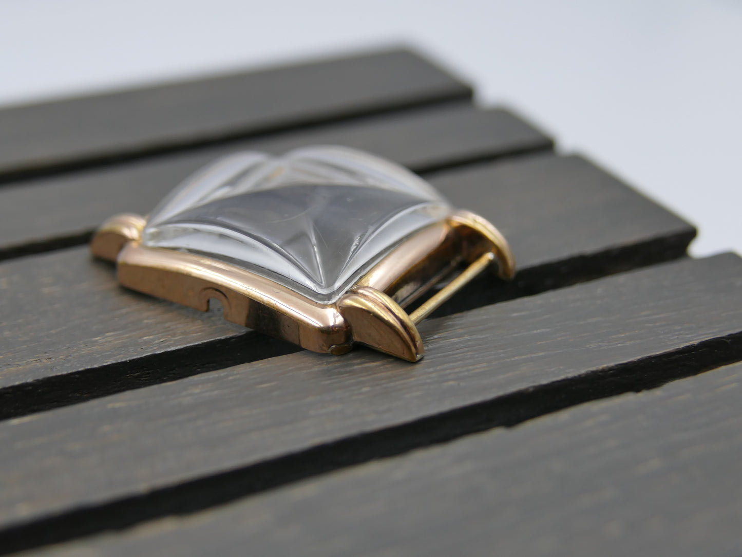 40s vintage watch Certina art deco square KF 300 serviced