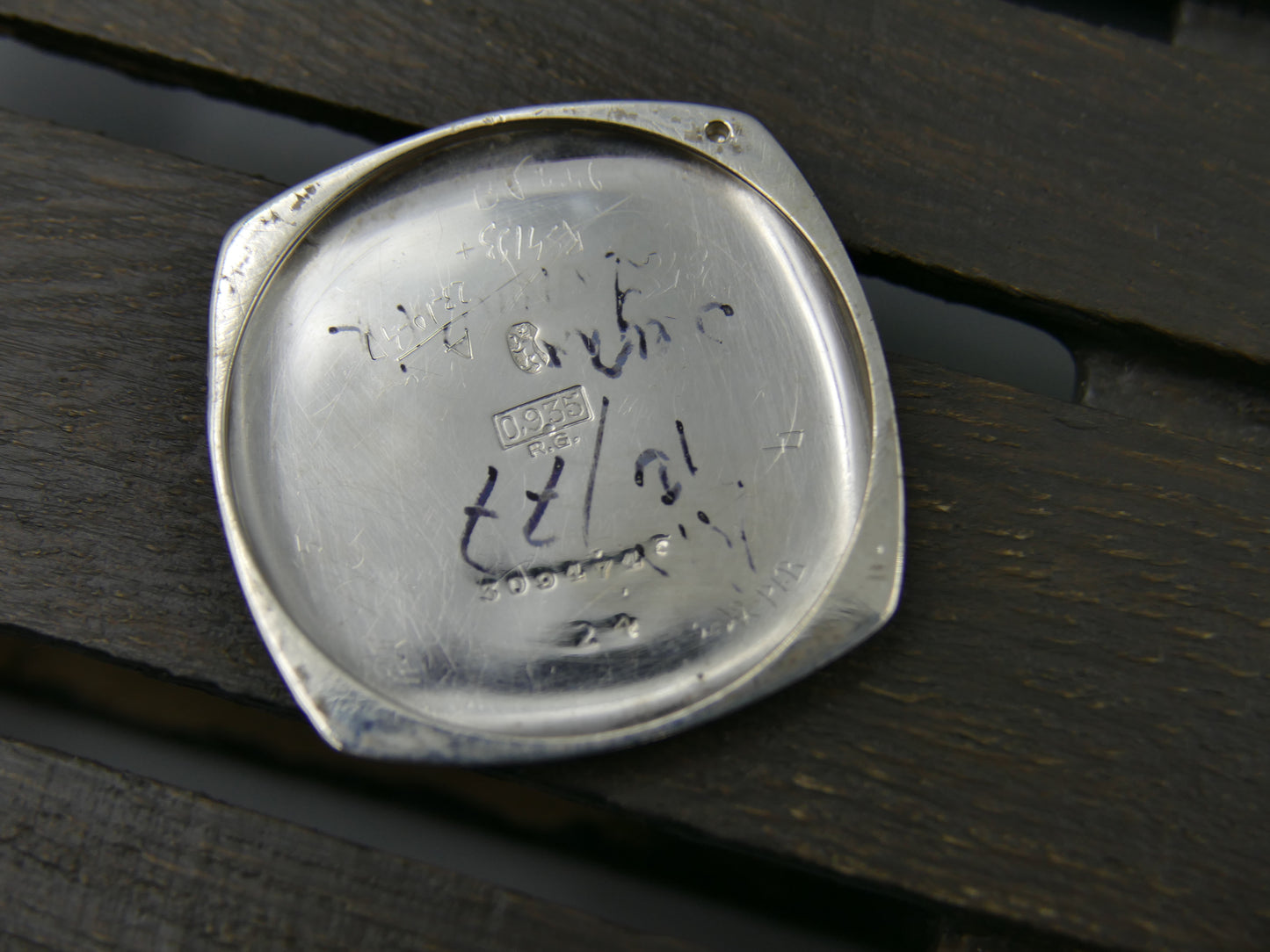 10s vintage watch WWI Longines trench 925 Sterling Silver Cal 12.92 military