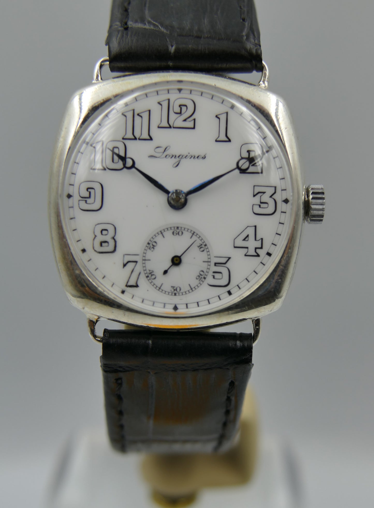 10s vintage watch WWI Longines trench 925 Sterling Silver Cal 12.92 military