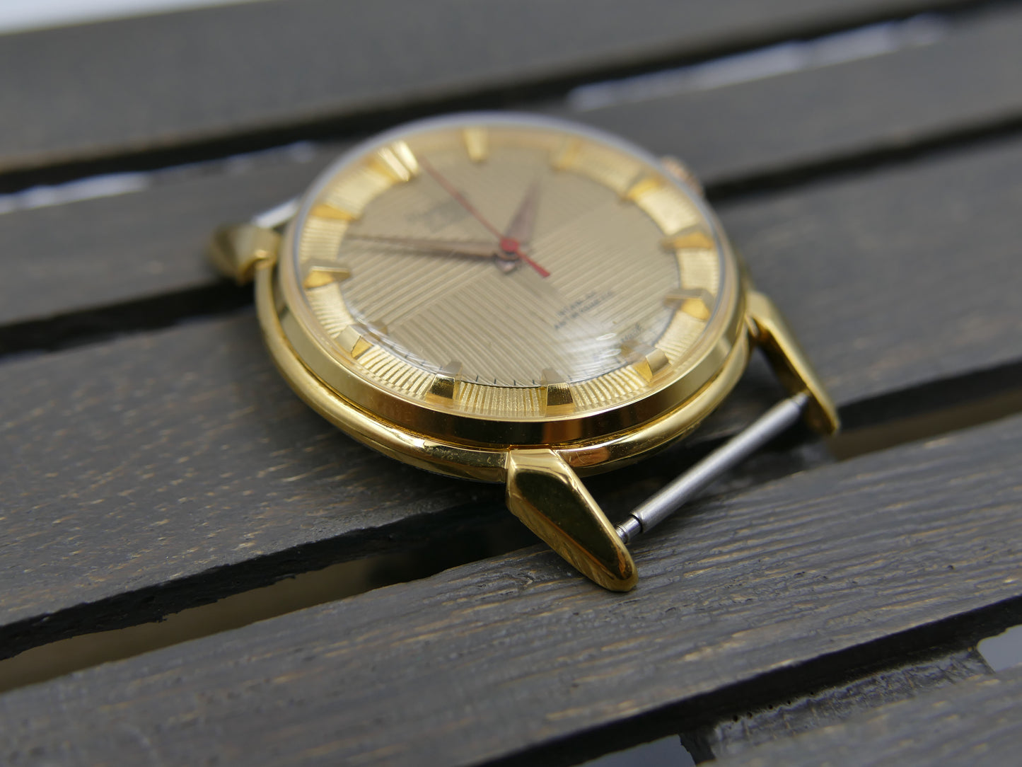 50s vintage watch mens Radiant felsa 690 Bidynator jumbo 37mm