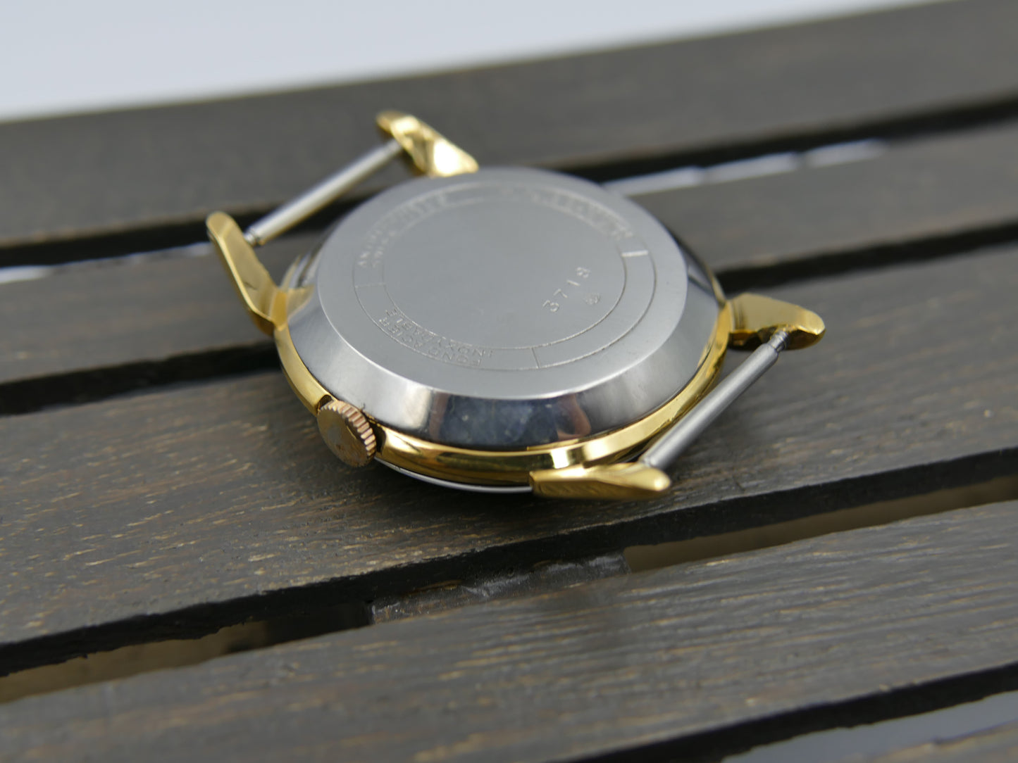 50s vintage watch mens Radiant felsa 690 Bidynator jumbo 37mm