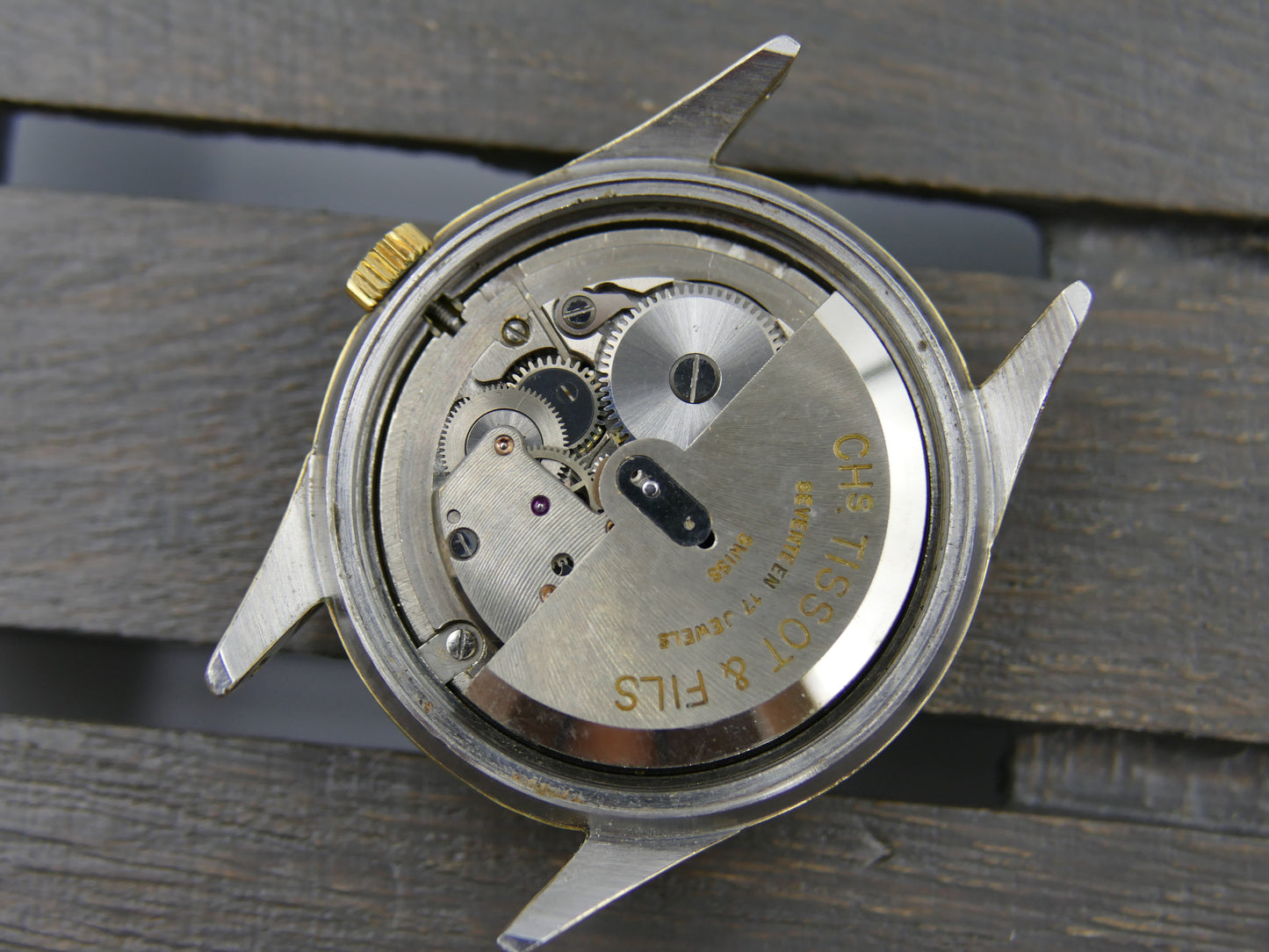 50s vintage watch mens Tissot Visodate ref 6946 -11 automatic 28.5R-621 w/box