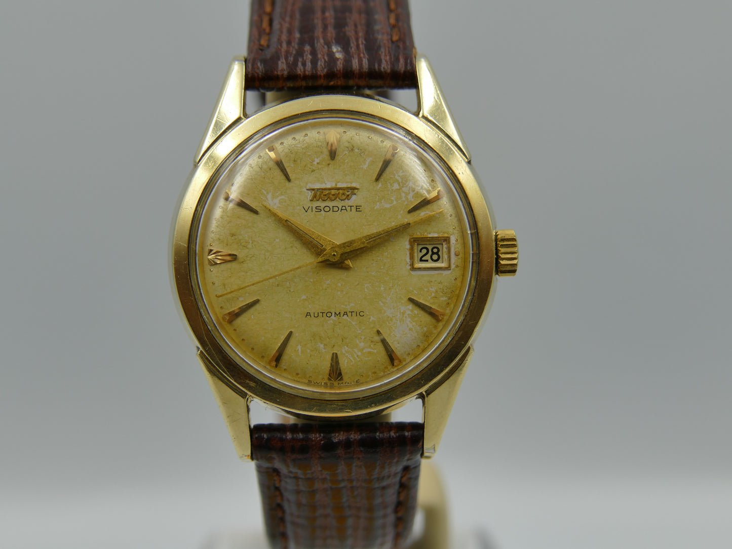 50s vintage watch mens Tissot Visodate ref 6946 -11 automatic 28.5R-621 w/box