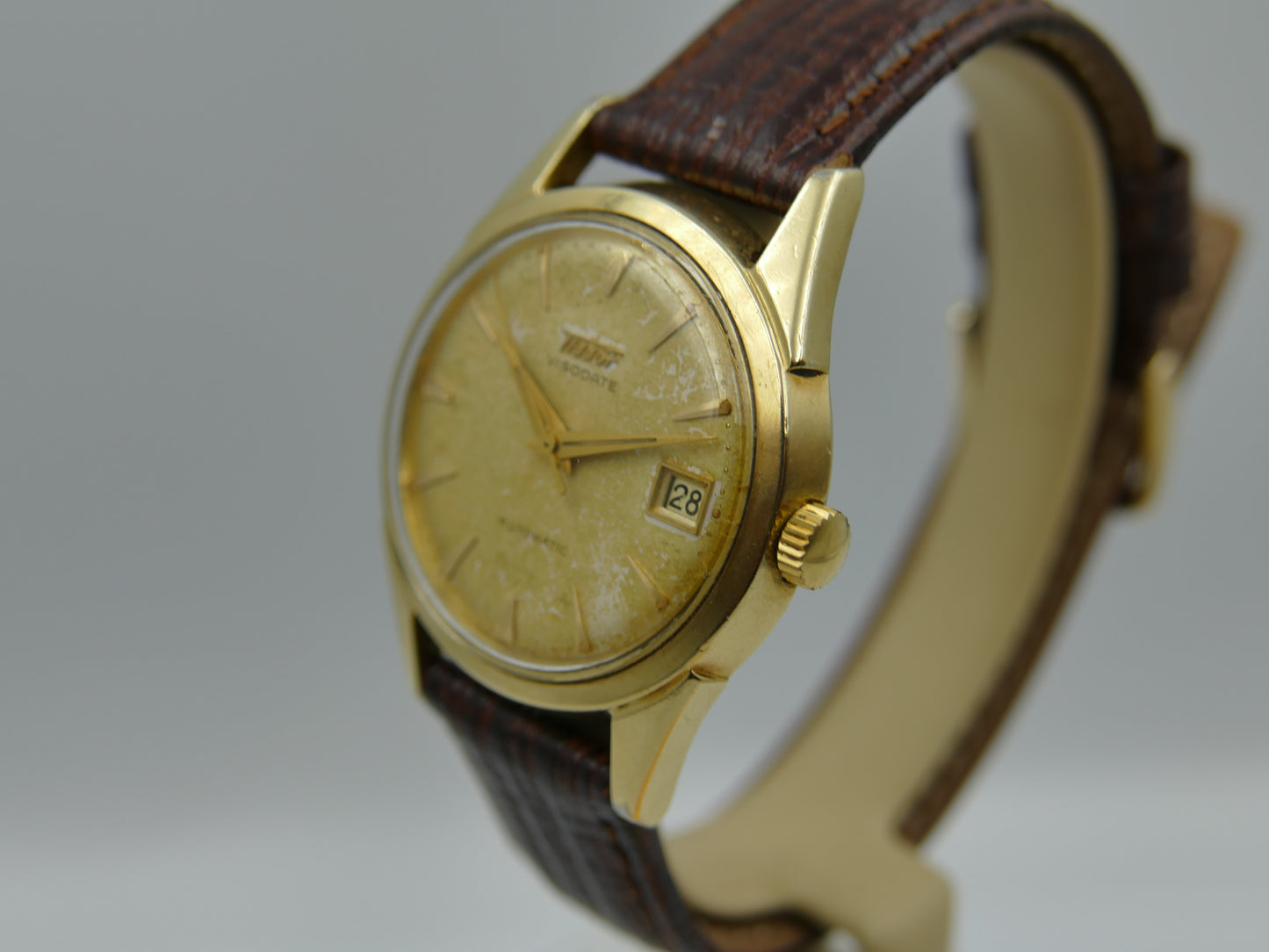 50s vintage watch mens Tissot Visodate ref 6946 -11 automatic 28.5R-621 w/box