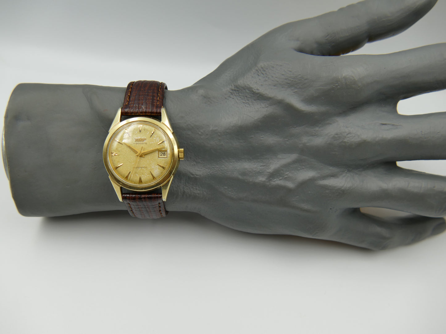 50s vintage watch mens Tissot Visodate ref 6946 -11 automatic 28.5R-621 w/box