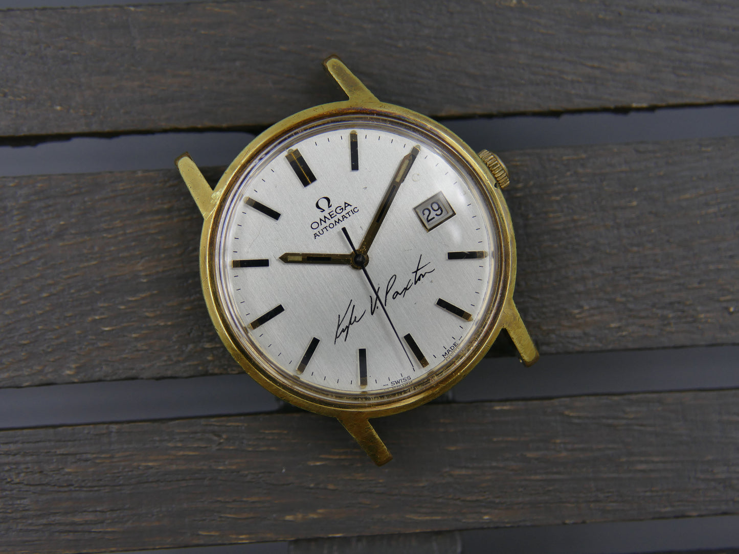 70s vintage watch mens Omega Geneve ref 166.0098 automatic 1480 serviced