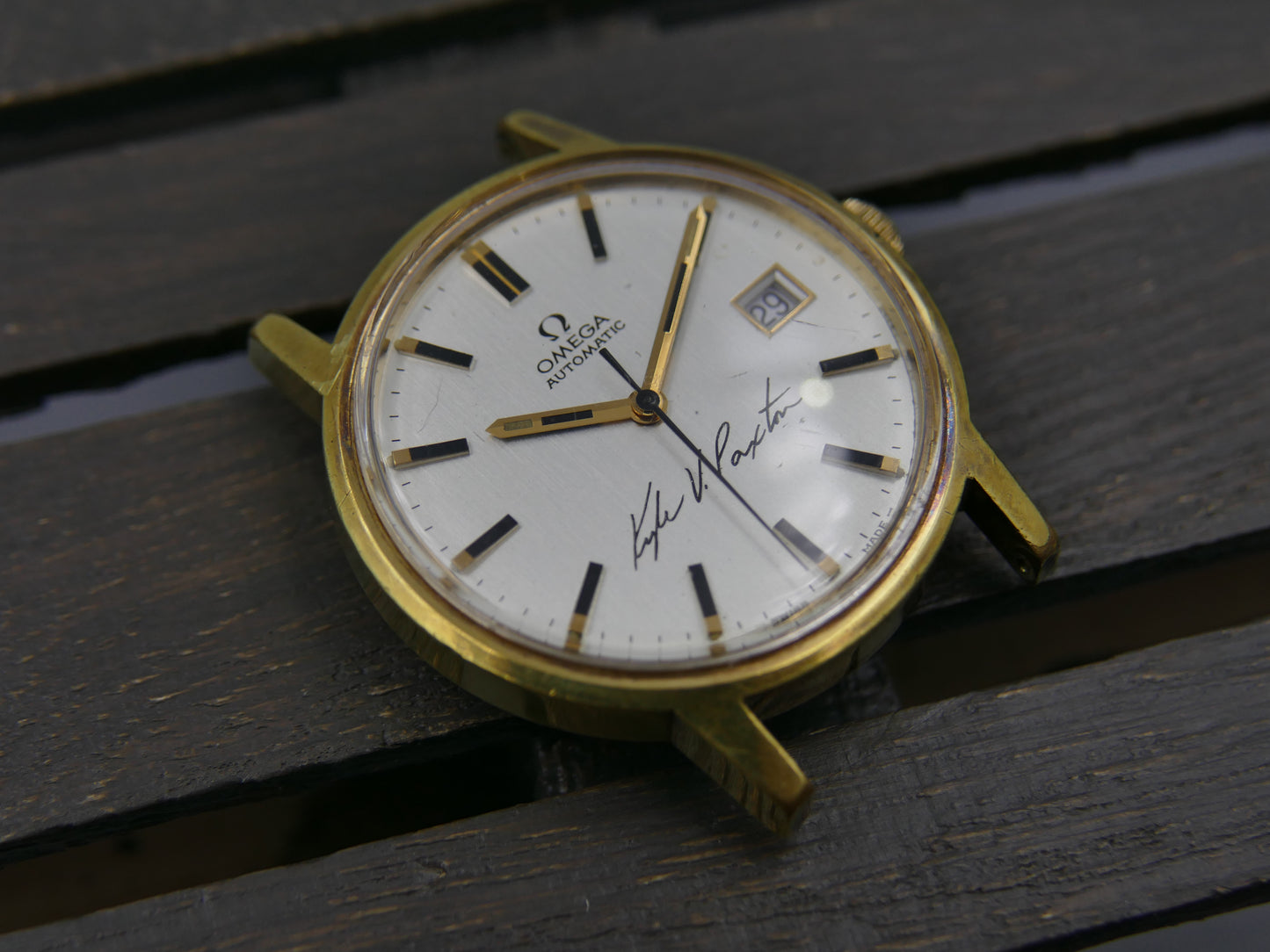 70s vintage watch mens Omega Geneve ref 166.0098 automatic 1480 serviced