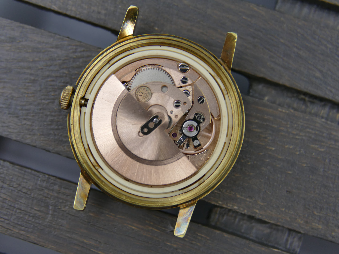 70s vintage watch mens Omega Geneve ref 166.0098 automatic 1480 serviced