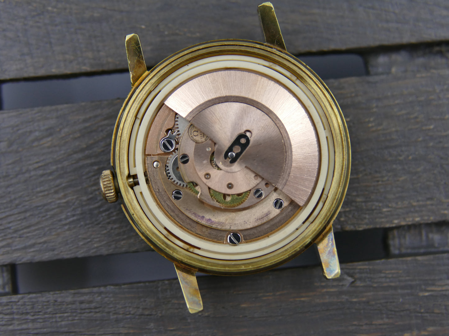 70s vintage watch mens Omega Geneve ref 166.0098 automatic 1480 serviced