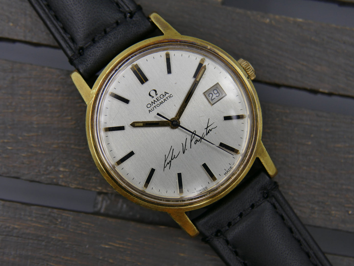 70s vintage watch mens Omega Geneve ref 166.0098 automatic 1480 serviced