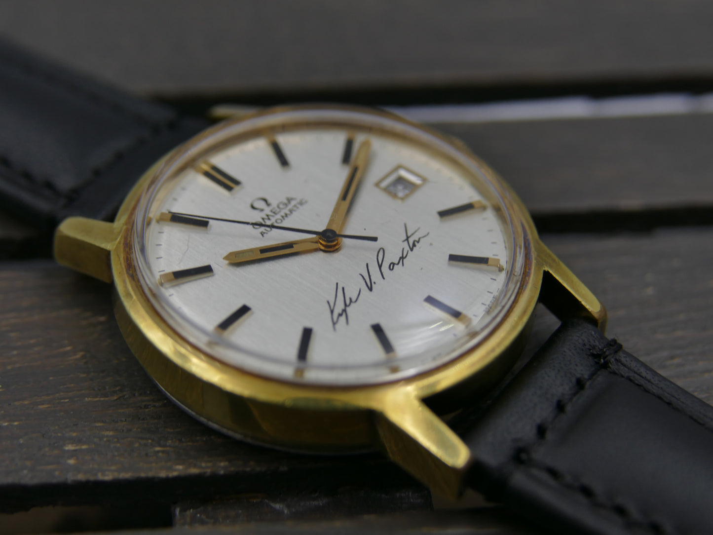 70s vintage watch mens Omega Geneve ref 166.0098 automatic 1480 serviced