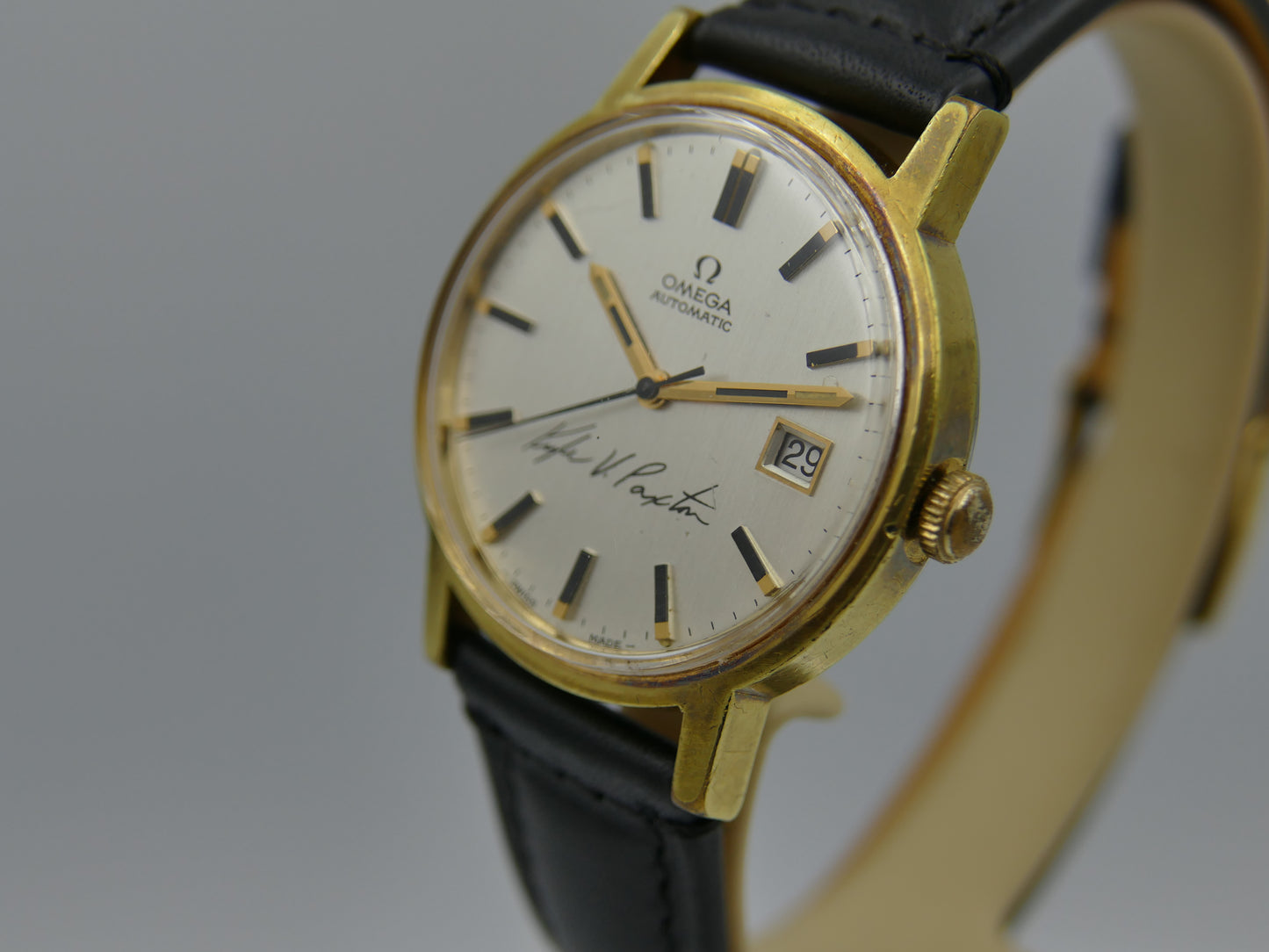 70s vintage watch mens Omega Geneve ref 166.0098 automatic 1480 serviced