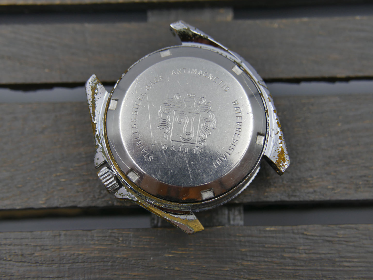 80s vintage watch mens Yema plongee diver ref. 631014 sous marine automatic FE 4611