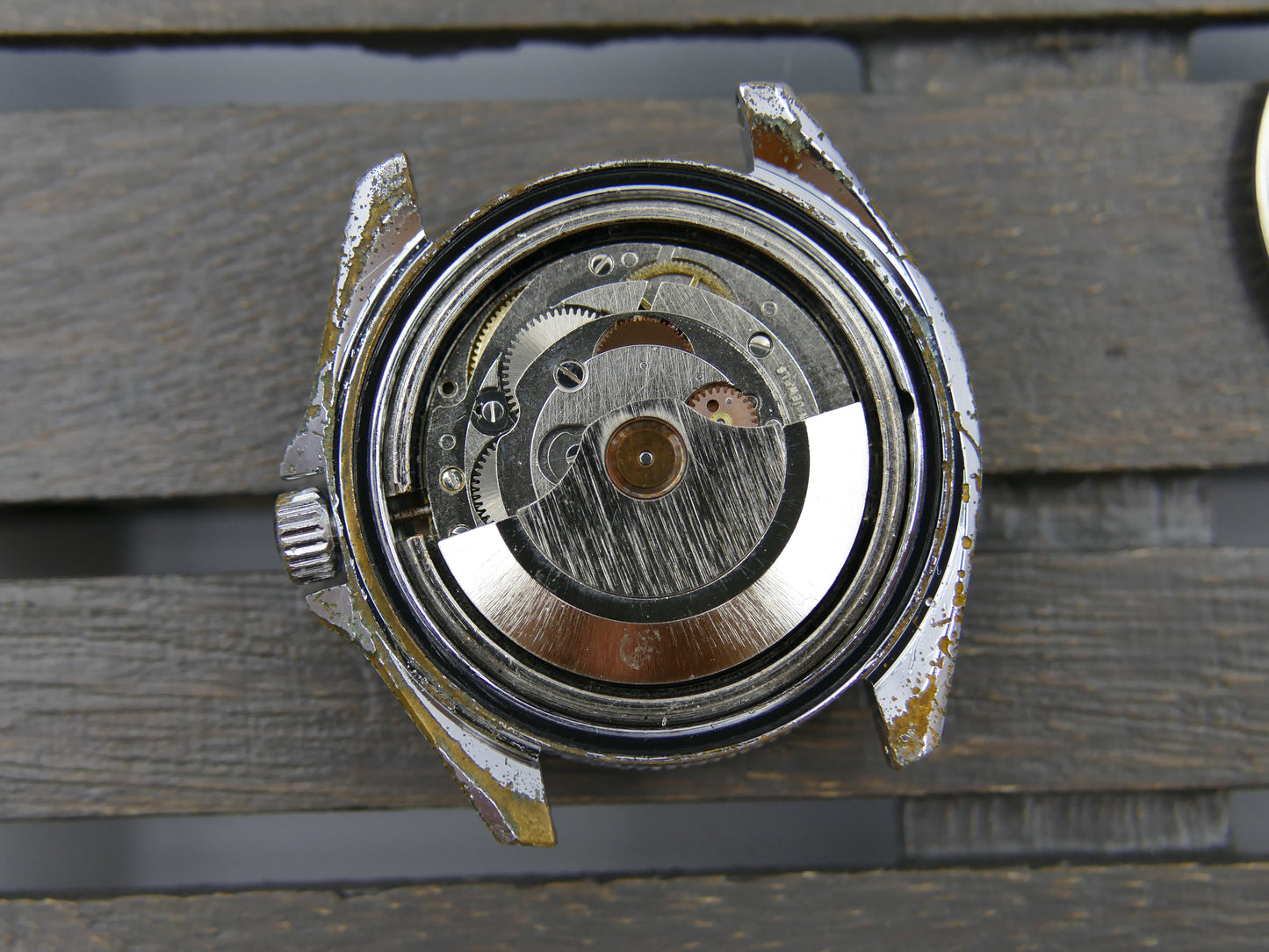 80s vintage watch mens Yema plongee diver ref. 631014 sous marine automatic FE 4611