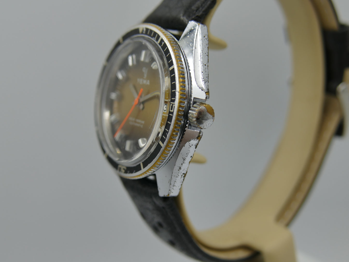 80s vintage watch mens Yema plongee diver ref. 631014 sous marine automatic FE 4611