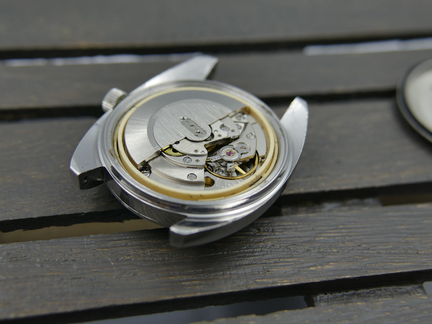 70s vintage watch mens Tissot Seastar ref. 44660 1X automatic 2481 brown serviced