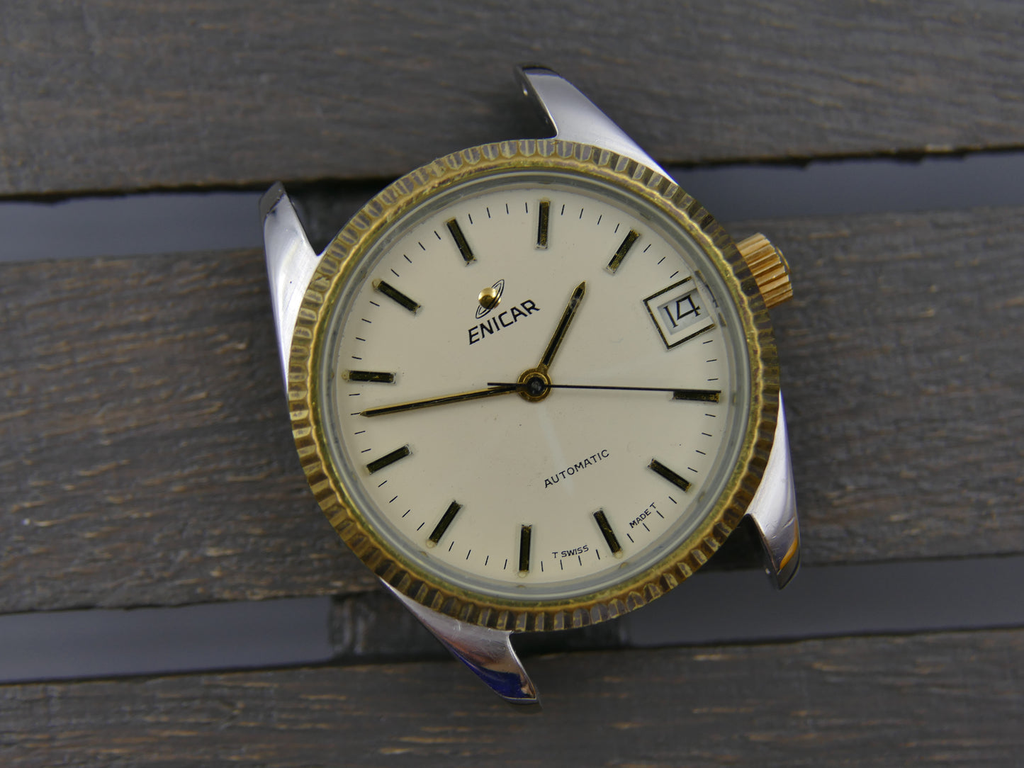 Vintage watch mens Enicar president ref 165-79-02 automatic serviced mint