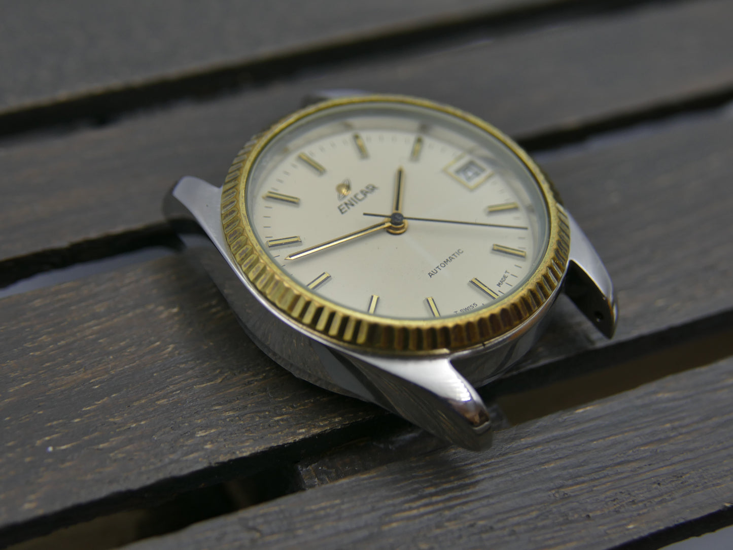 Vintage watch mens Enicar president ref 165-79-02 automatic serviced mint