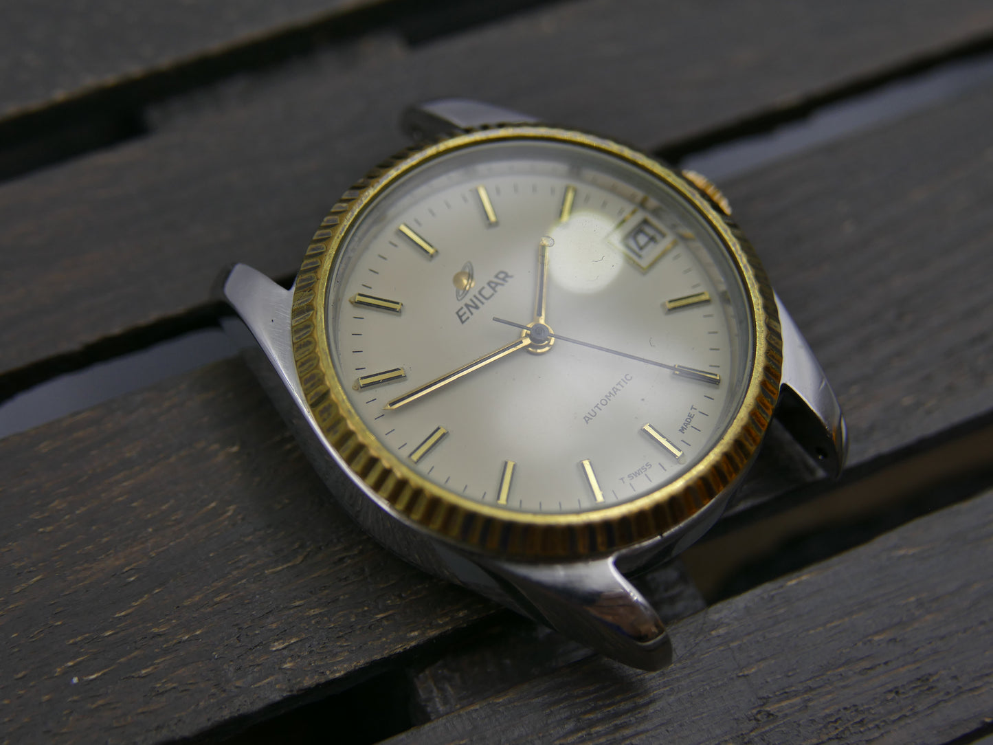 Vintage watch mens Enicar president ref 165-79-02 automatic serviced mint