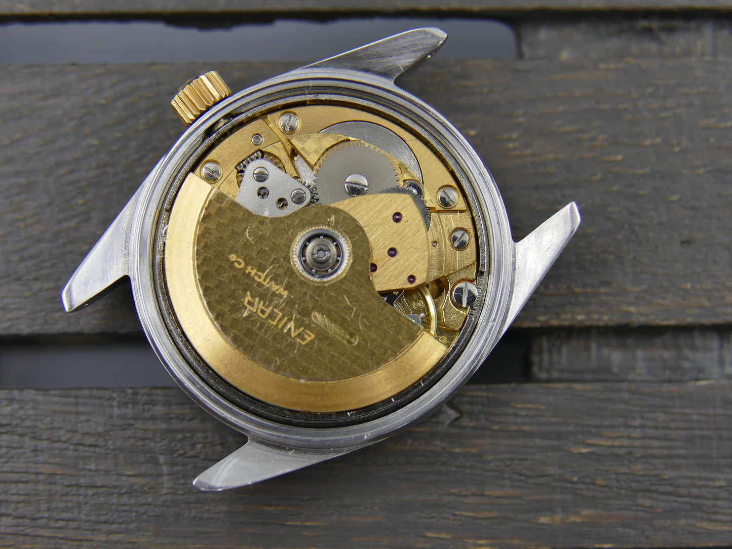 Vintage watch mens Enicar president ref 165-79-02 automatic serviced mint