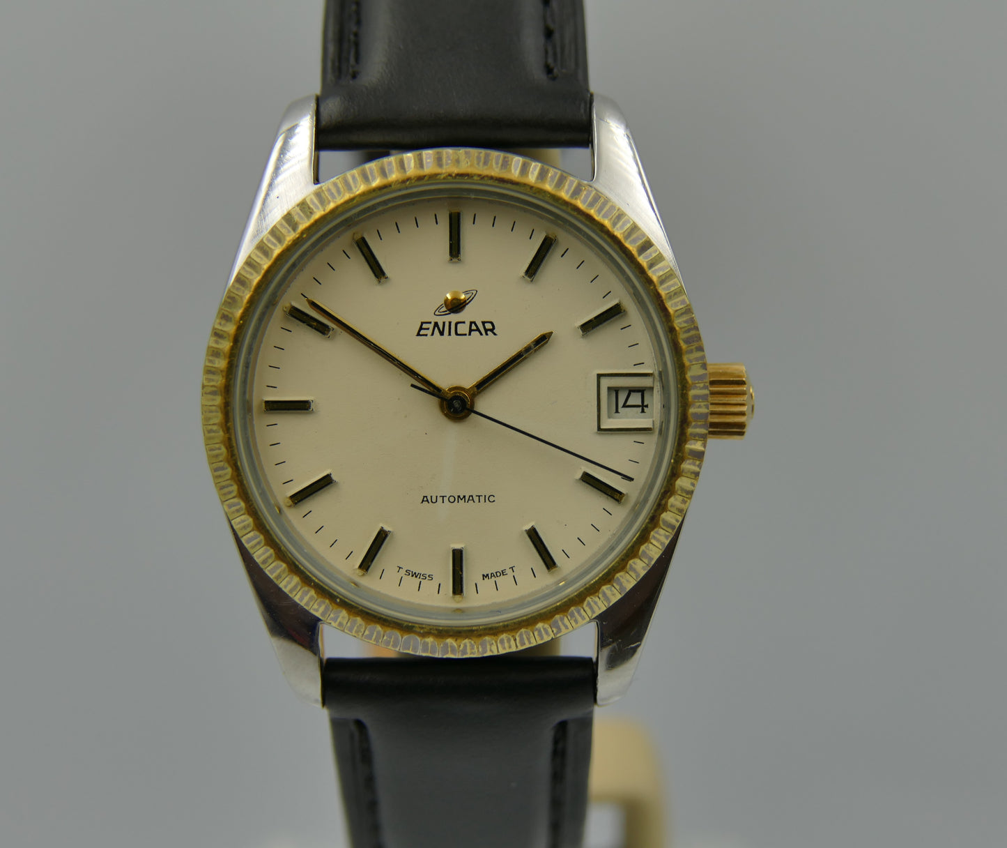 Vintage watch mens Enicar president ref 165-79-02 automatic serviced mint